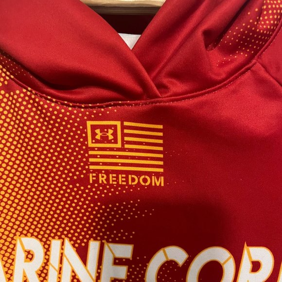 Under Armour Warrior Games Marine Corps‎ Hooded Sweatshirt Size Small P - Picture 2 of 5